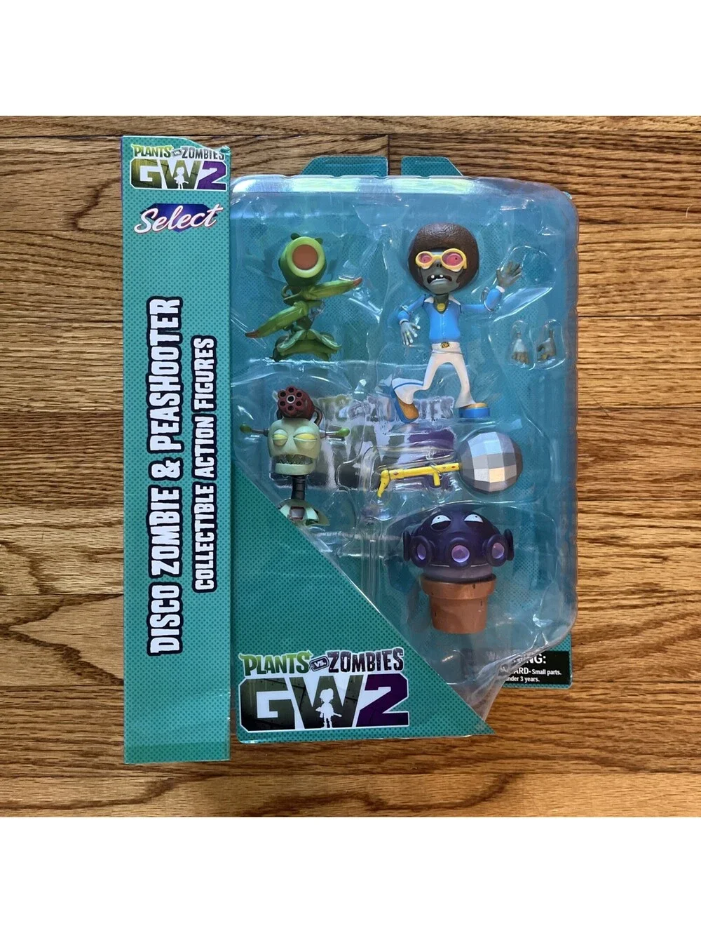Diamond Select Plants Vs Zombies: GW2 Disco Zombie & Peashooter Figure Set